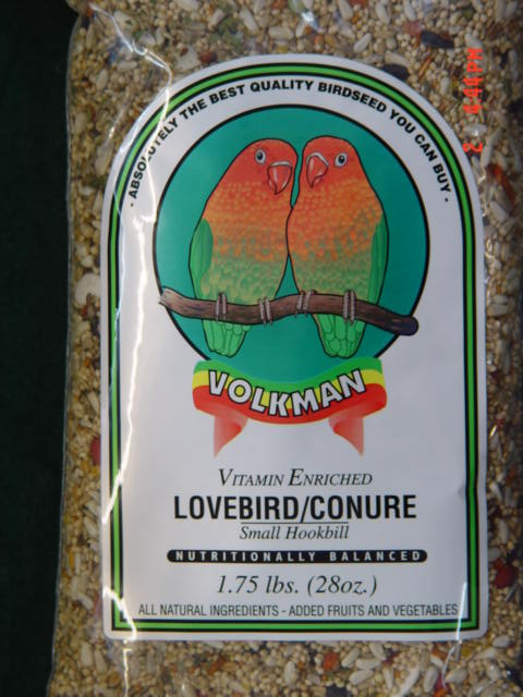 VOLKMAN LOVEBIRD/CONURE-2 LB